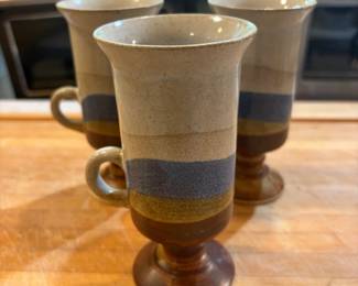 Otagiri Horizon Stoneware Footed Mugs Set of