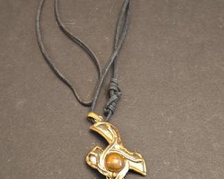Hecho en Mexico Modernist Pendant Necklace