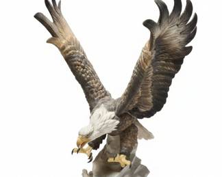 Arnart Porcelain Bald Eagle Figurine