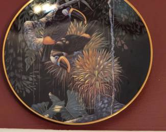 Lenox Miracles of the Rainforest Collector Plates by Del Estes fourth image