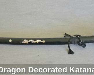 Dragon Decorated Katana
