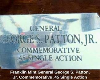 Franklin Mint General George S. Patton, Jr. Commemorative . Single Action Revolver third image