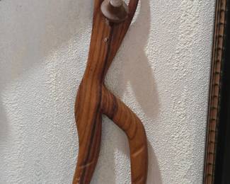 Mid Century Modern Wooden Figural Sculpture