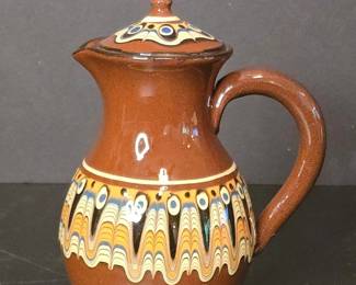 Bulgarian Troyan Pottery Pitcher