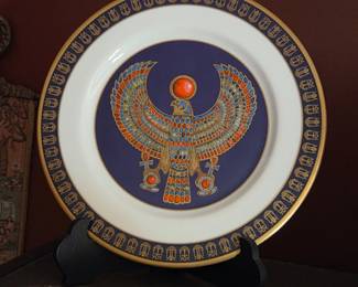 The Horus Falcon Decorative Plate by Gorham The Ghent Collection