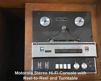 Motorola Stereo HiFi Console with ReeltoReel and Turntable fourth image