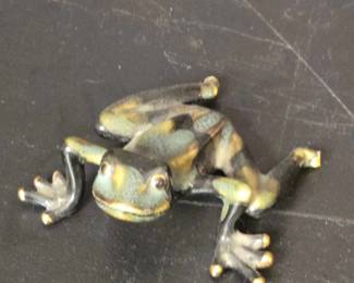 Tim Cotterill Bronze Frog Figurine