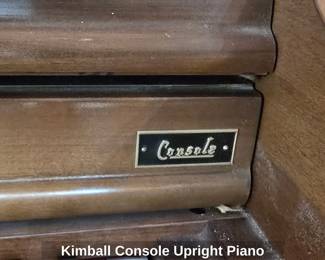 Kimball Console Upright Piano fourth image