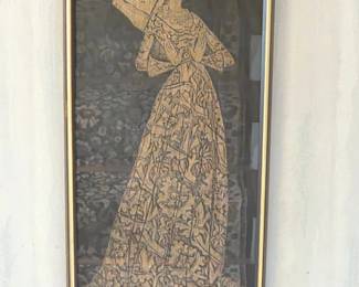 Brass Rubbing of Lady Margaret Peyton