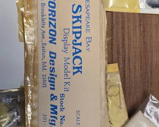 Horizon Design  Mfg. Co. Chesapeake Bay Skipjack Display Model Kit
