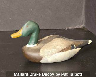 Mallard Drake Decoy by Pat Talbott