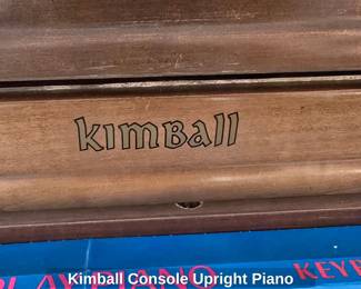 Kimball Console Upright Piano second image