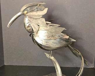 Cutlery Bird Sculpture
