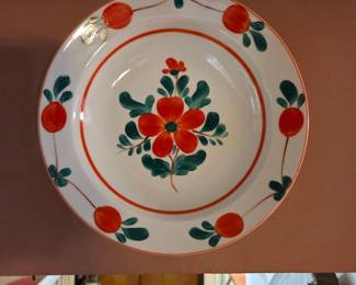 HandPainted Hungarian Folk Art Ceramic Plate
