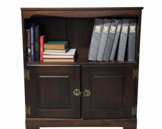 Antique Dark Wood Cabinet