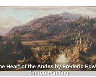 The Heart of the Andes by Frederic Edwin Church Painting