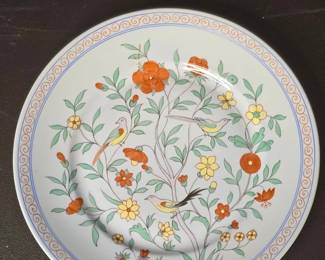 Herend Porcelain Plate, Chinese Oriental Garden OC Pattern