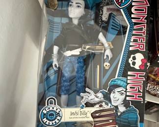 Monster High Dolls Collection - Invisi Billy, Operetta, Kiyomi Haunterly, and More