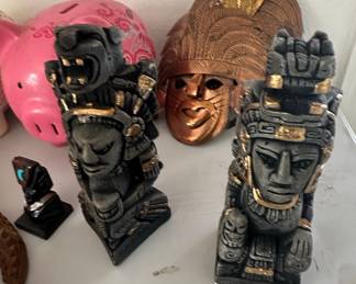 Aztec/Mayan Totem Figurines Set