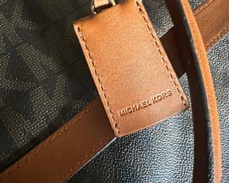 Michael Kors Hamilton Large Logo Embossed Tote Bag