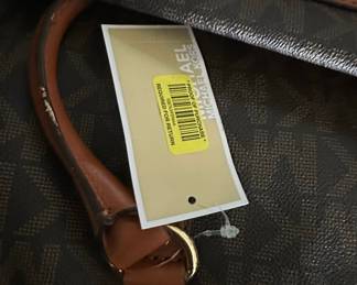 Michael Kors Hamilton Large Logo Embossed Tote Bag