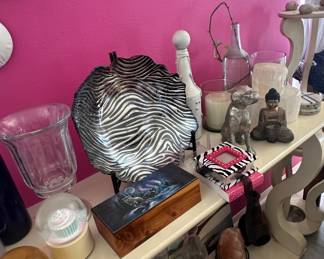 Roberto Cavalli Home Zebrage Collection Decorative Bowl