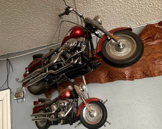 Harley-Davidson Fat Boy Diecast Models Display