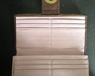 Coach Signature C Monogram Turnlock Wallet
