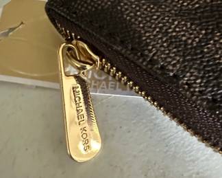 Michael Kors Signature Zip Around Wallet