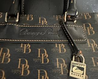 Dooney & Bourke All-Weather Leather Monogram Satchel