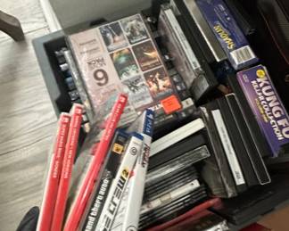 Assorted Video Games and Movie Collection