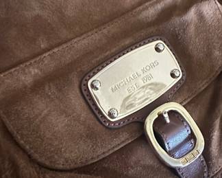 Michael Kors Suede Hobo Bag