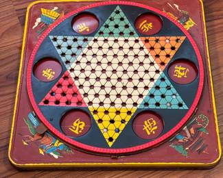 Vtg Chinese checkers game