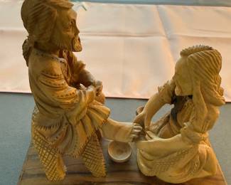 Olive wood pieces from the Holy Land