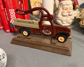 Chestnut Creek cast iron truck nutcracker