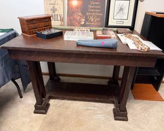 Small library table