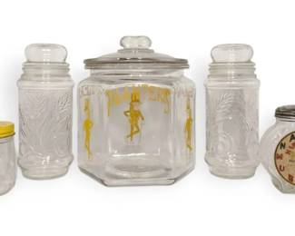 1982 Planters Peanut Glass Jar  More Glass
