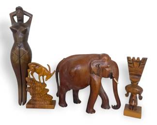 Vintage Wooden Nutcracker  Figurines