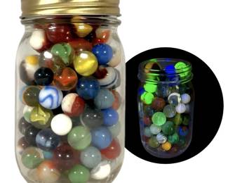 Vintage Marbles  Some Glow