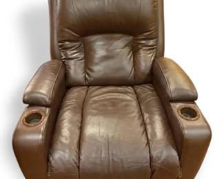 Brown Leather Armchair