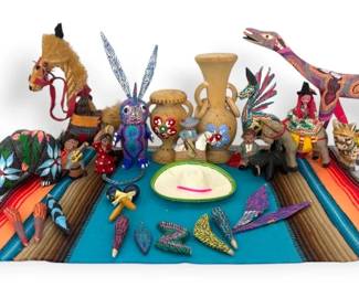 Oaxacan Alebrijes and Mexican Folk Art Sculptures