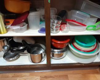 Revere ware, tupperware