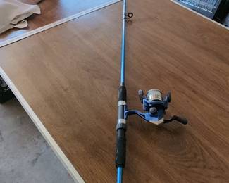 Wakeman Swarm Series Blue Fishing Spinning Rod and Reel Combo