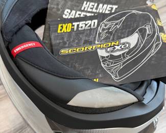 Scorpion EXO-T520 Motorcycle Helmet and HWK Motorcycle Jacket