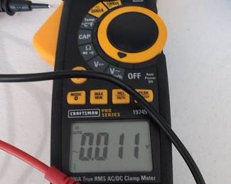 Craftsman Pro Series 19745 600A True RMS AC/DC Clamp Meter