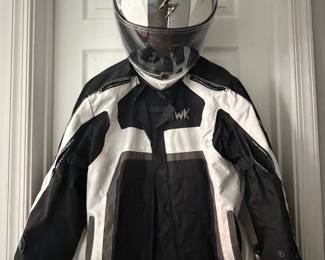 Scorpion EXO-T520 Motorcycle Helmet and HWK Motorcycle Jacket