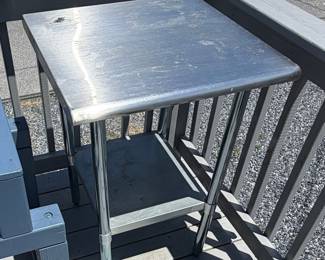 Stainless Steel Work Table with Shelf