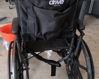 Drive Medical Lightweight Expedition Transport Wheelchair
