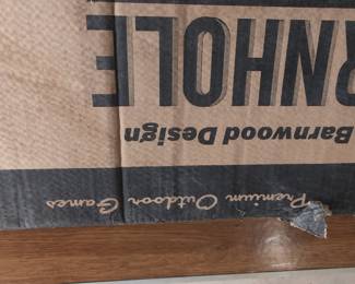 GoSports 3' x 2' Barnwood Design Cornhole Bean Bag Toss Game