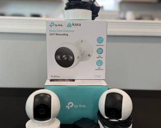 TP-Link Kasa Cam Outdoor Security Camera and Kasa Indoor Pan/Tilt Smart Camera Bundle